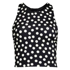 Women's High Neck Racerback Midkini Top