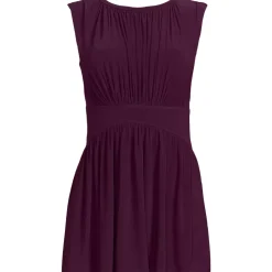 Women's High Neck Ruched Swim Dress