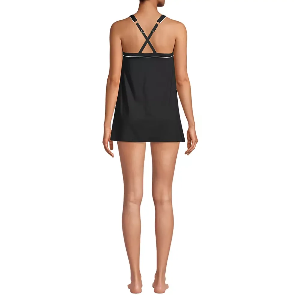 Women's High Neck Swim Dress Swimsuit