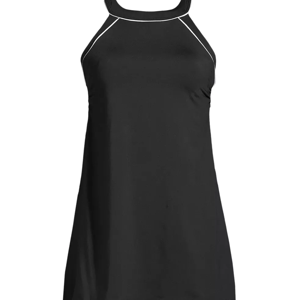 Women's High Neck Swim Dress Swimsuit