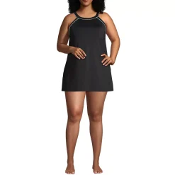 Women's High Neck Swim Dress Swimsuit