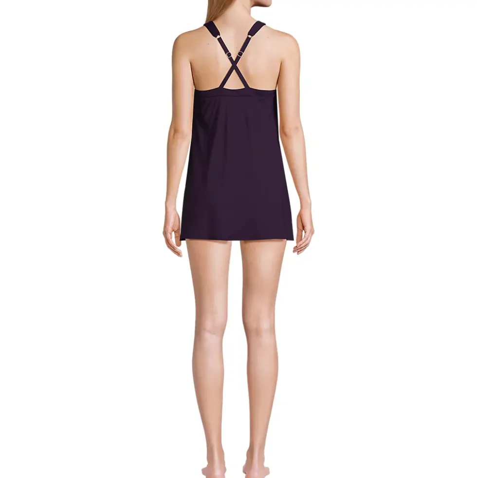 Women's High Neck Swim Dress Swimsuit