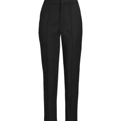 Women's High Rise Bi Stretch Pintuck Pencil Ankle Pants