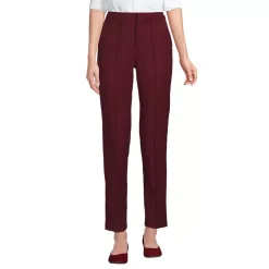 Women's High Rise Bi Stretch Pintuck Pencil Ankle Pants