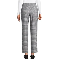 Women's High Rise Brushed Flannel Tapered Ankle Pants