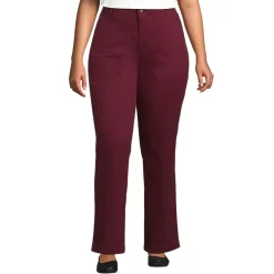 Women's High Rise Chino Utility Straight Leg Pants