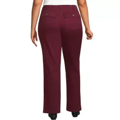 Women's High Rise Chino Utility Straight Leg Pants