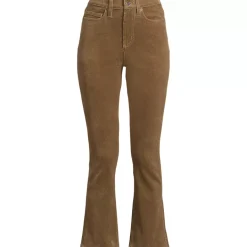 Women's High Rise Corduroy Kick Crop Pants