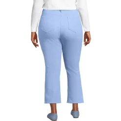 Women's High Rise Corduroy Kick Crop Pants