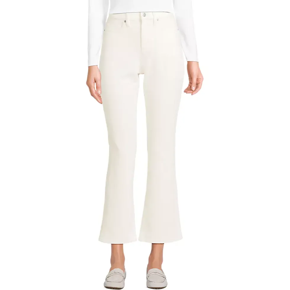 Women's High Rise Corduroy Kick Crop Pants