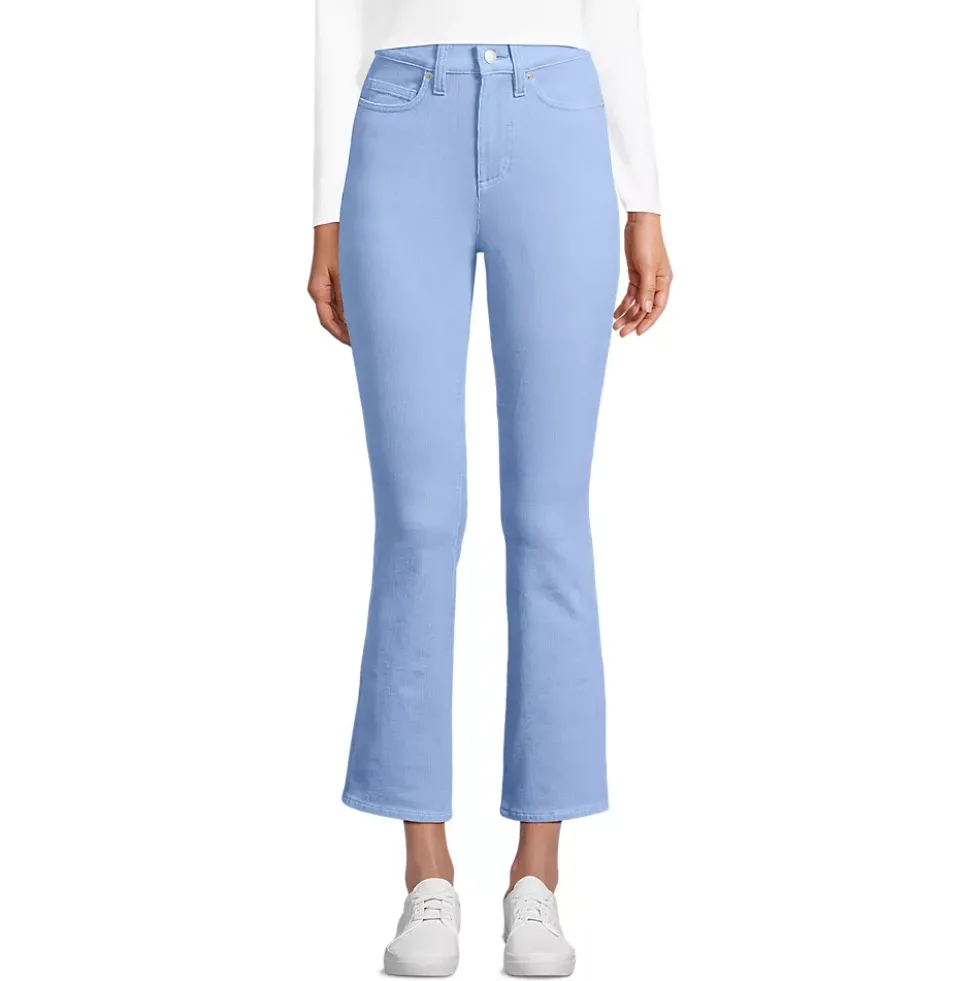 Women's High Rise Corduroy Kick Crop Pants