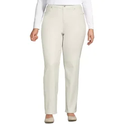 Women's High Rise Metallic Coated Denim Straight Leg Jeans