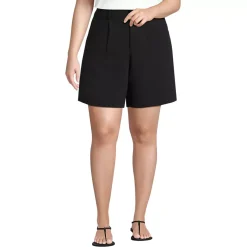 Women's High Rise Pleated Crepe 7