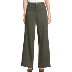 Women's High Rise 5 Pocket Wide Leg Chino Pants