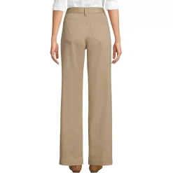 Women's High Rise 5 Pocket Wide Leg Chino Pants