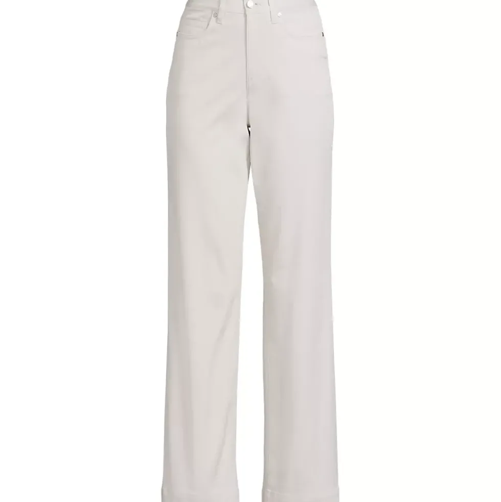 Women's High Rise 5 Pocket Wide Leg Chino Pants