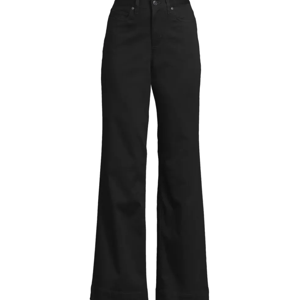 Women's High Rise 5 Pocket Wide Leg Chino Pants