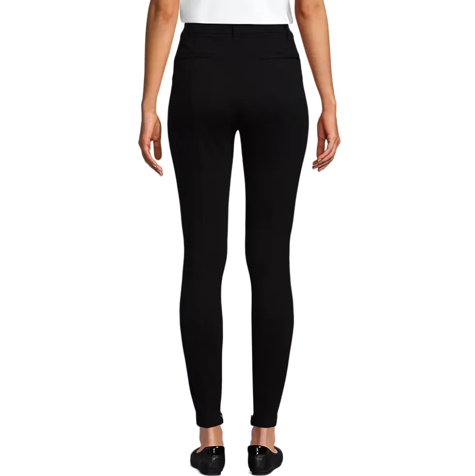 Women's High Rise Ponte Polished Leggings