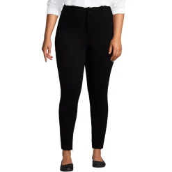 Women's High Rise Ponte Polished Leggings