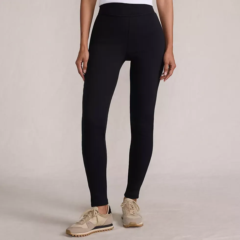 Women's High Rise Serious Sweats Fleece Lined Pocket Leggings