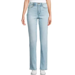 Women's High Rise Straight Leg Jeans