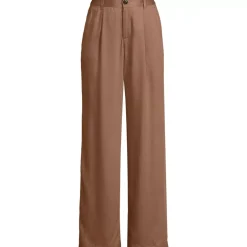 Women's High Rise TENCEL™ Fiber Pleated Wide Leg Pants
