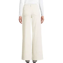 Women's High Rise Wide Leg Corduroy Pants