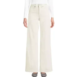 Women's High Rise Wide Leg Corduroy Pants