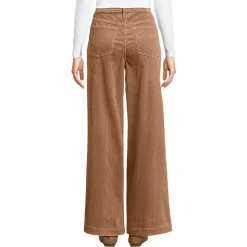 Women's High Rise Wide Leg Corduroy Pants