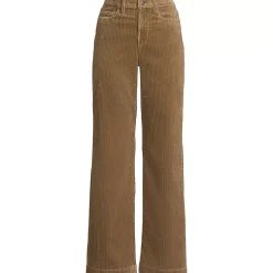 Women's High Rise Wide Leg Corduroy Pants