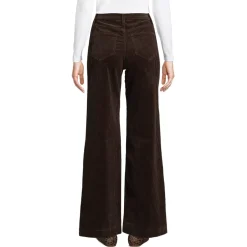 Women's High Rise Wide Leg Corduroy Pants
