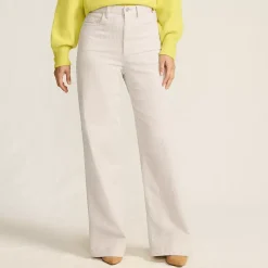 Women's High Rise Wide Leg Corduroy Pants