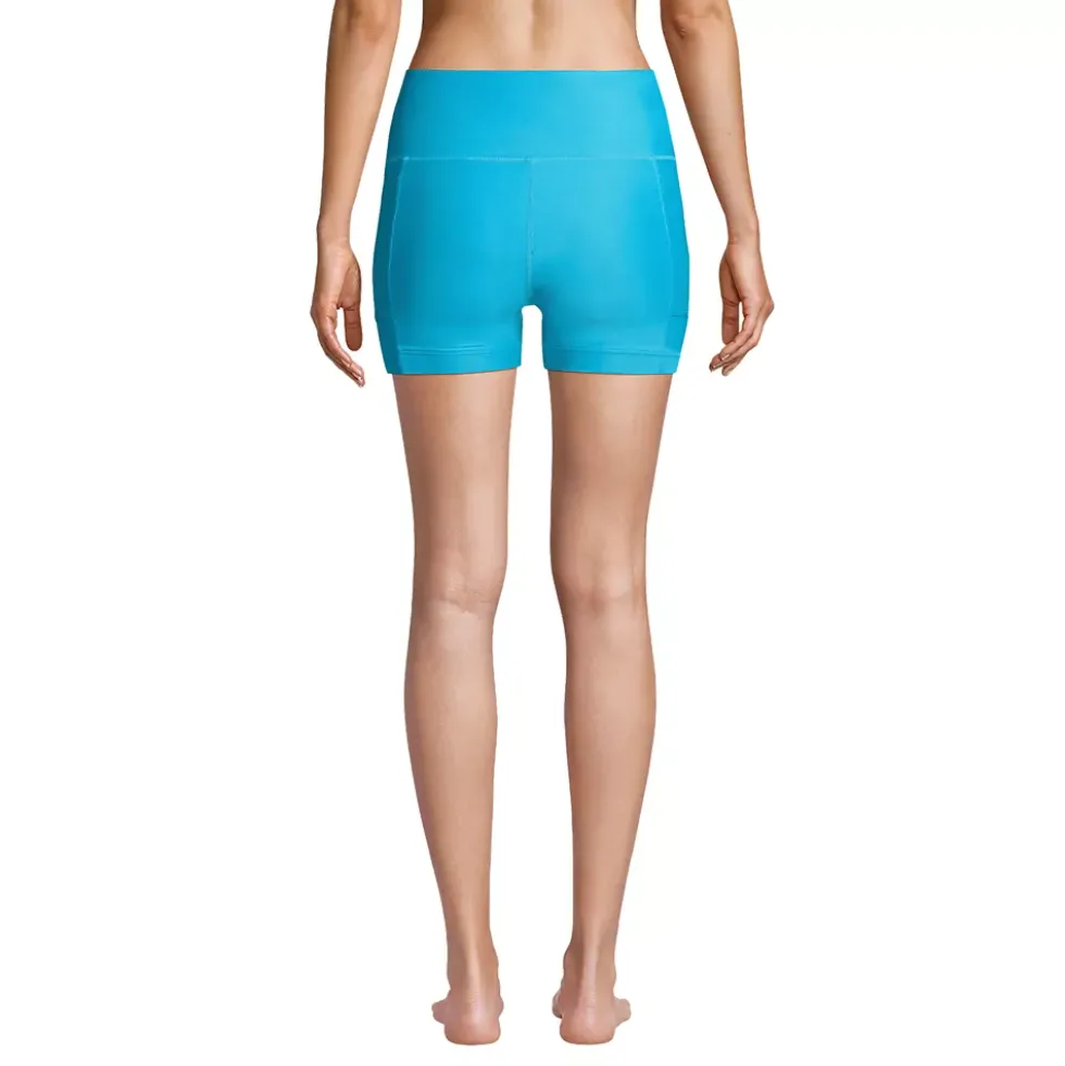 Women's 6" High Waisted Bike Swim Shorts