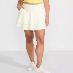 Women's High Waisted Tulip Hem Swim Skort