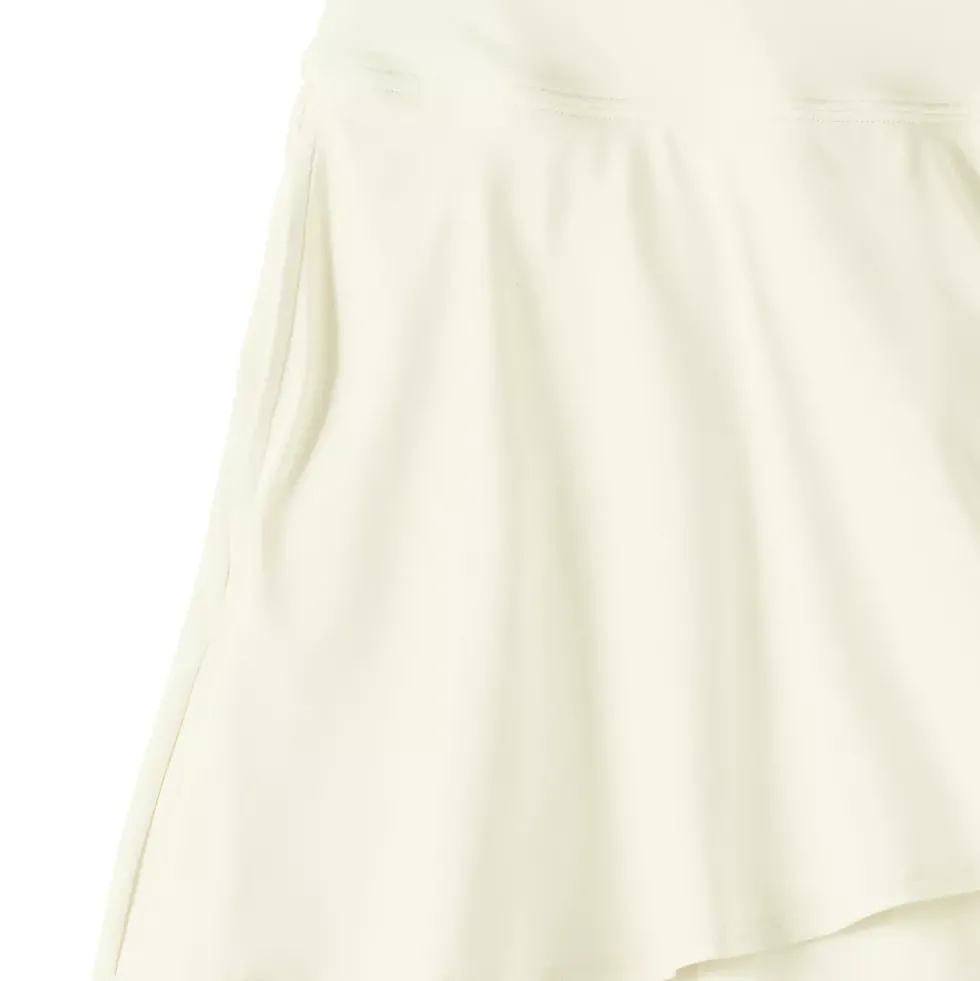 Women's High Waisted Tulip Hem Swim Skort