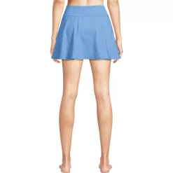 Women's High Waisted Tulip Hem Swim Skort