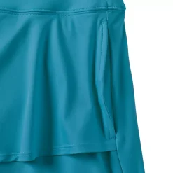 Women's High Waisted Tulip Hem Swim Skort