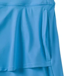 Women's High Waisted Tulip Hem Swim Skort
