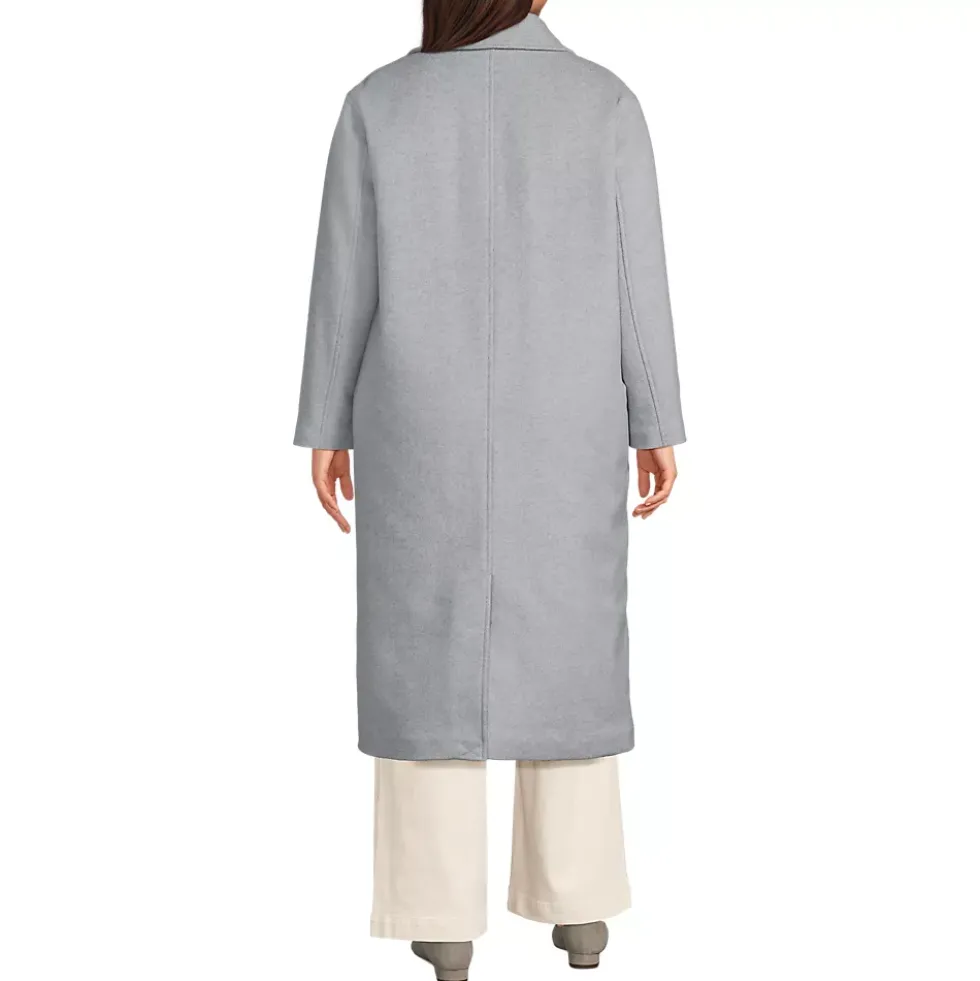 Women's Insulated Double Breasted Wool Coat