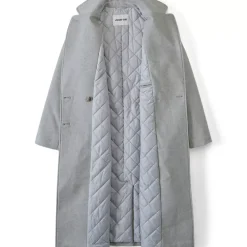 Women's Insulated Double Breasted Wool Coat
