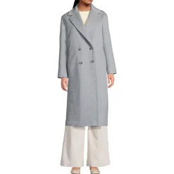 Women's Insulated Double Breasted Wool Coat