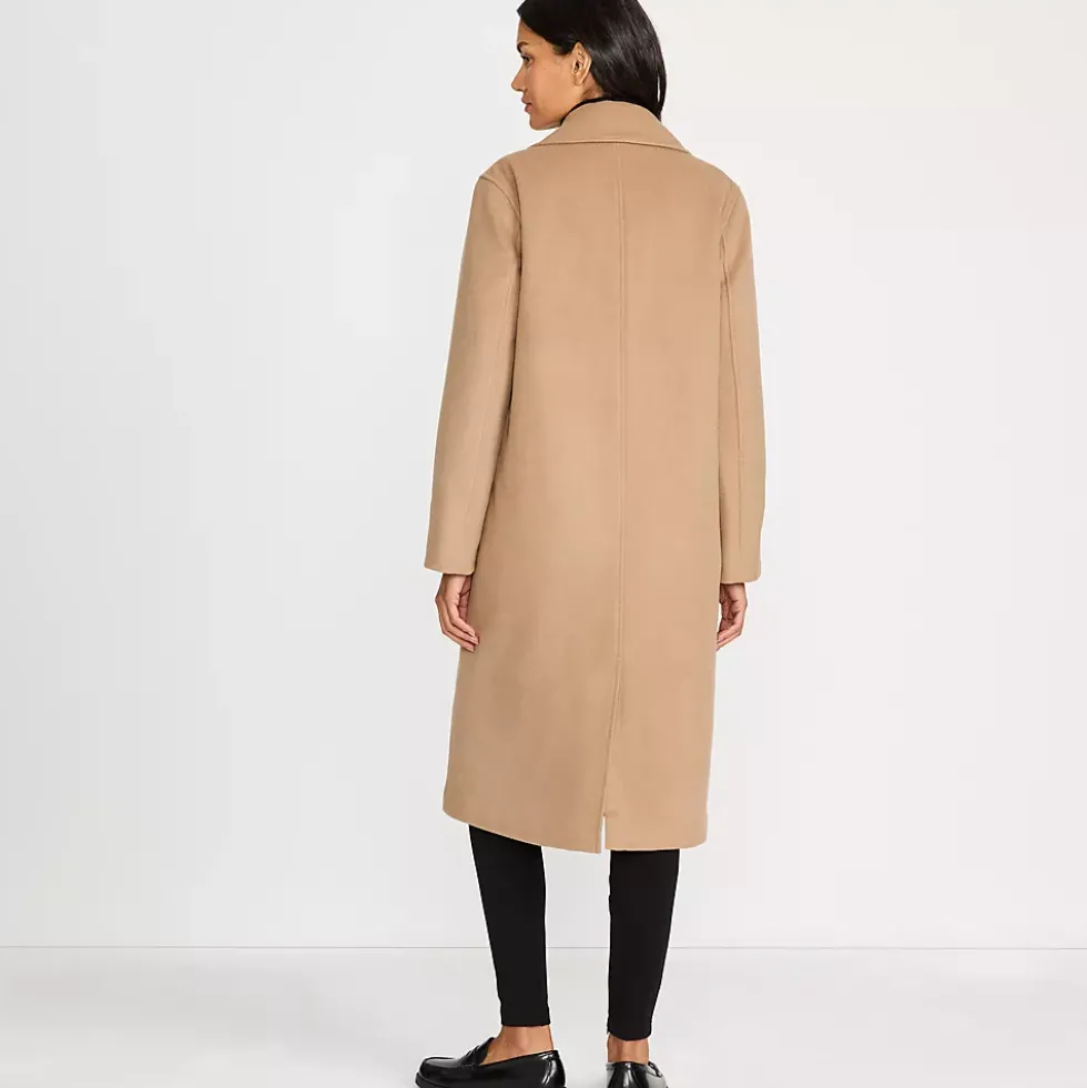 Women's Insulated Double Breasted Wool Coat