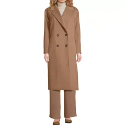 Women's Insulated Double Breasted Wool Coat