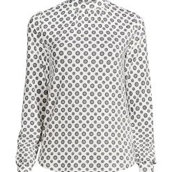 Women's Jersey Long Sleeve Gathered Mock