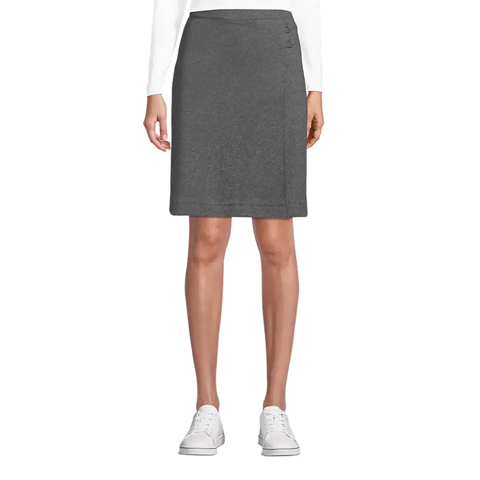 Women's Knit Skort Above the Knee