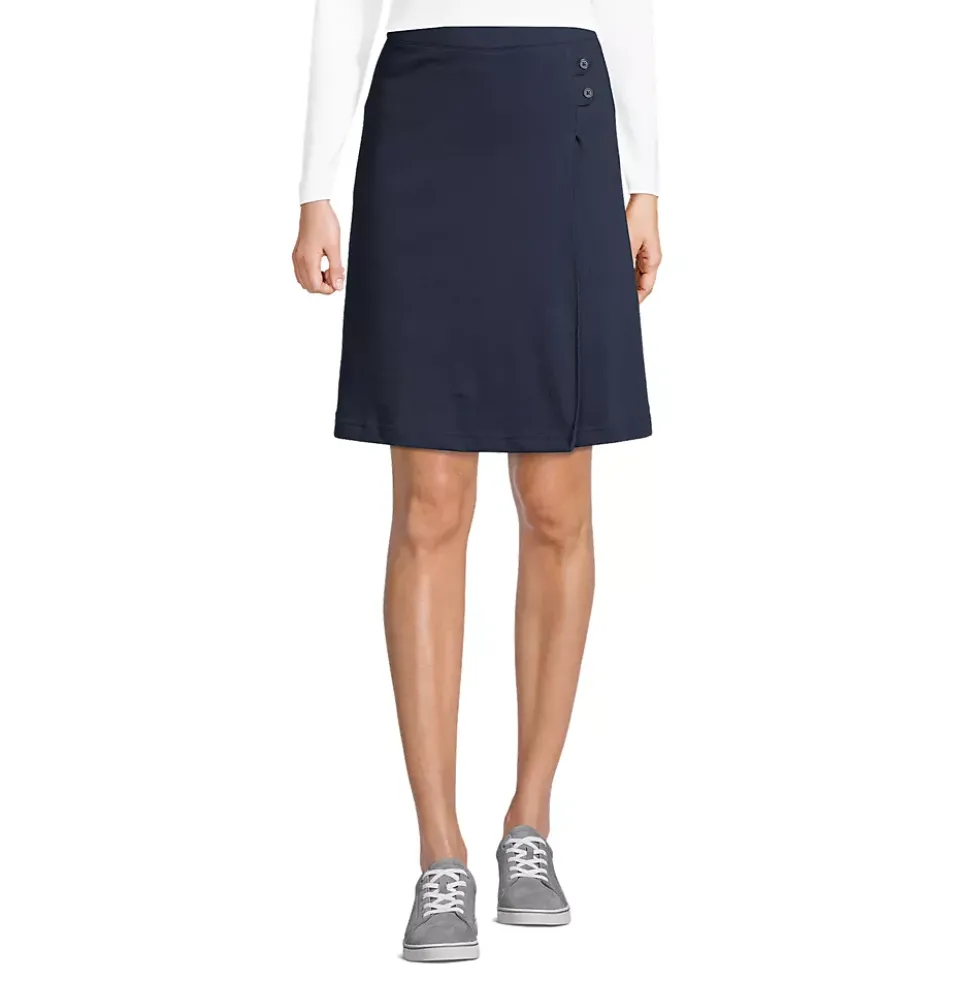 Women's Knit Skort Above the Knee