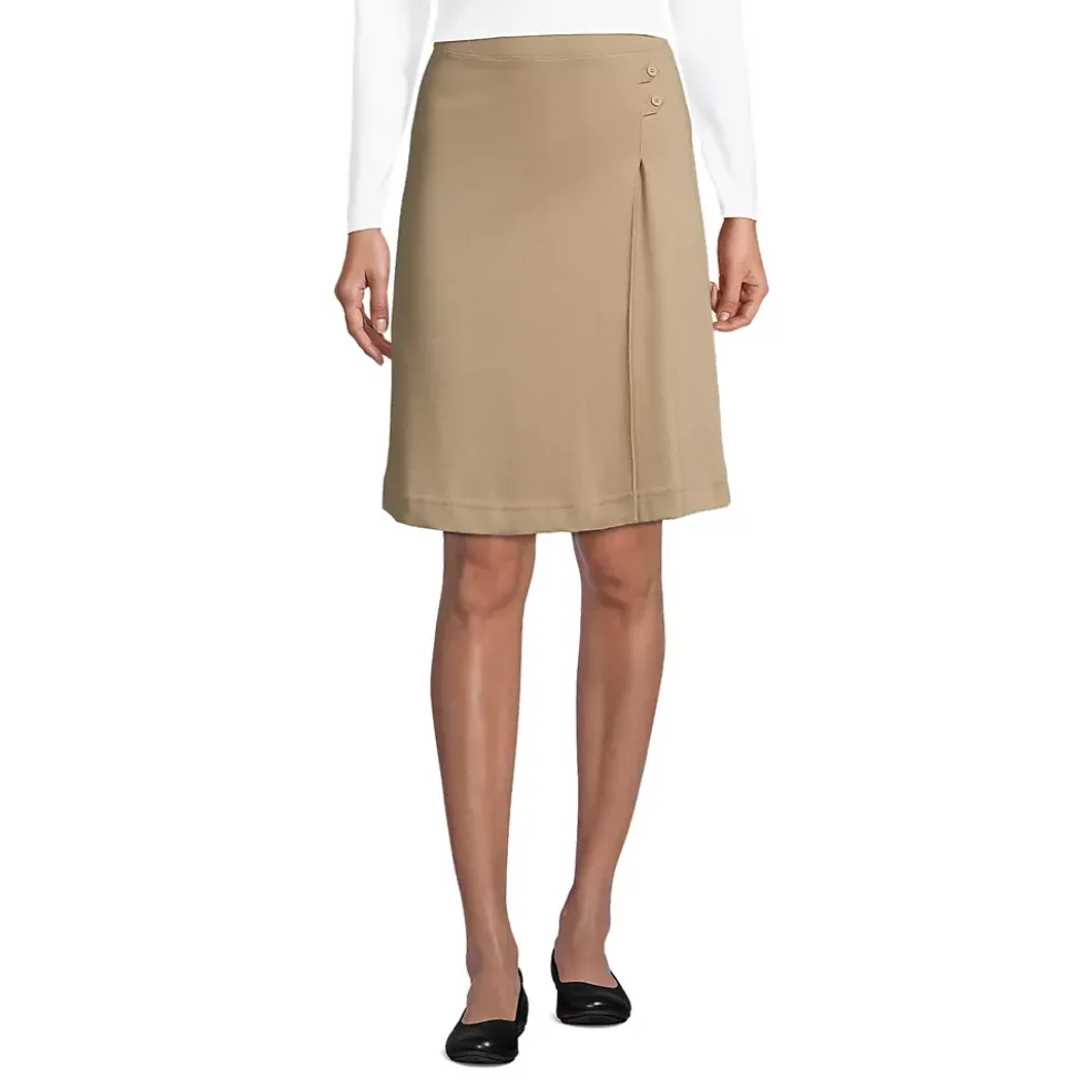 Women's Knit Skort Above the Knee