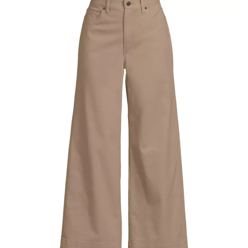 Women's Knockabout Chino High Rise 5 Pocket Wide Leg Crop Pants