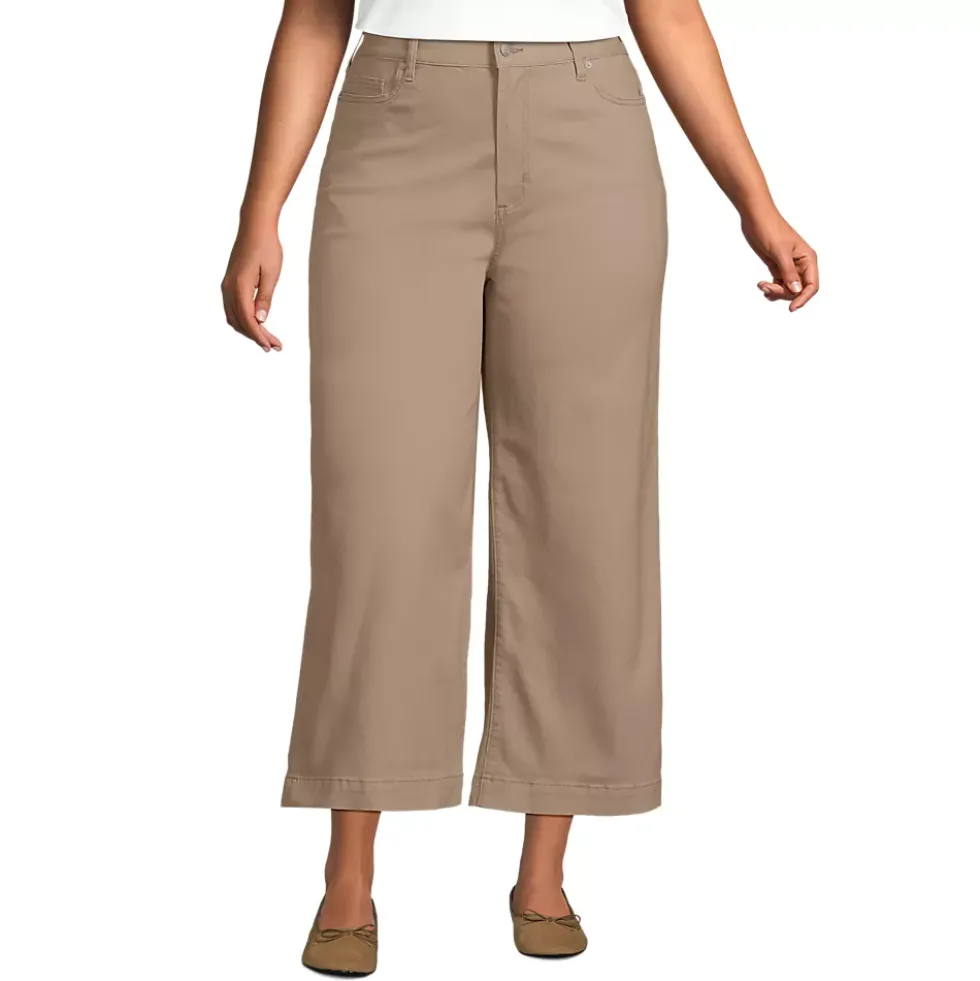 Women's Knockabout Chino High Rise 5 Pocket Wide Leg Crop Pants
