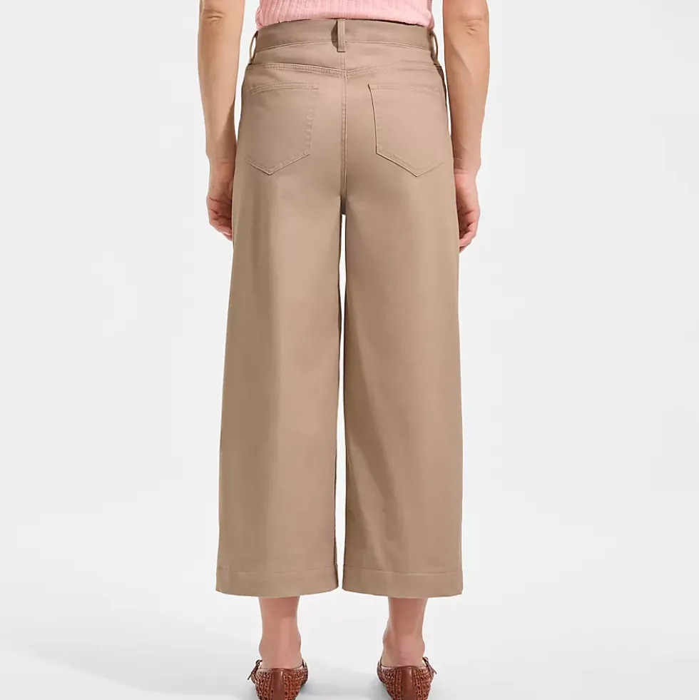 Women's Knockabout Chino High Rise 5 Pocket Wide Leg Crop Pants